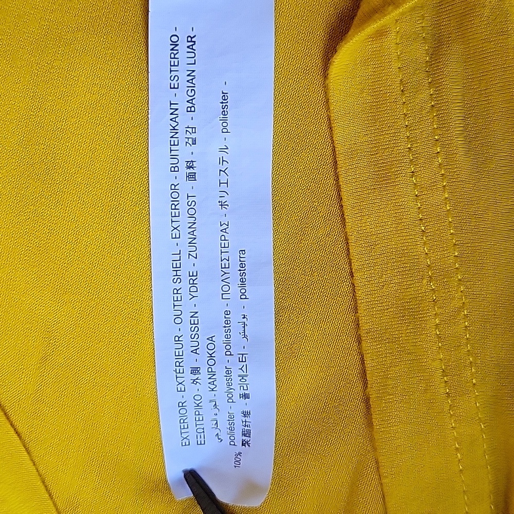 Zara Vneck, sunflower yellow blouse, size L - Picture 10 of 14